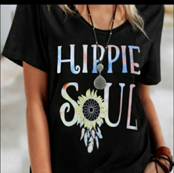modernstyleme Tops - Plus sz 16 20  "hippy soul" tee-shirt
